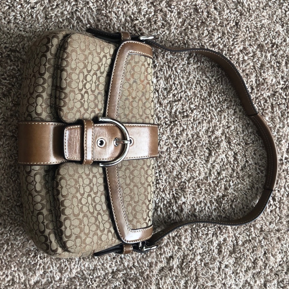 Coach brown purse